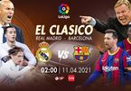 Xem trực tiếp Real Madrid vs Barcelona ở kênh nào?