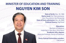 Minister of Education and Training Nguyen Kim Son