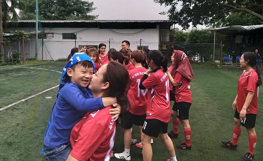 Bộ TT&TT vô địch hạng B giải bóng đá nữ Đoàn Khối lần thứ I