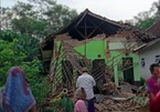 Động đất ở Indonesia, hàng trăm ngôi nhà bị tàn phá