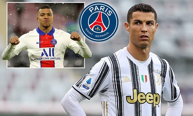 PSG ký Ronaldo khi Mbappe gia nhập Real Madrid