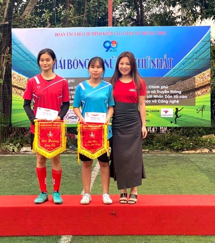 Bộ TT&TT vô địch hạng B giải bóng đá nữ Đoàn Khối lần thứ I