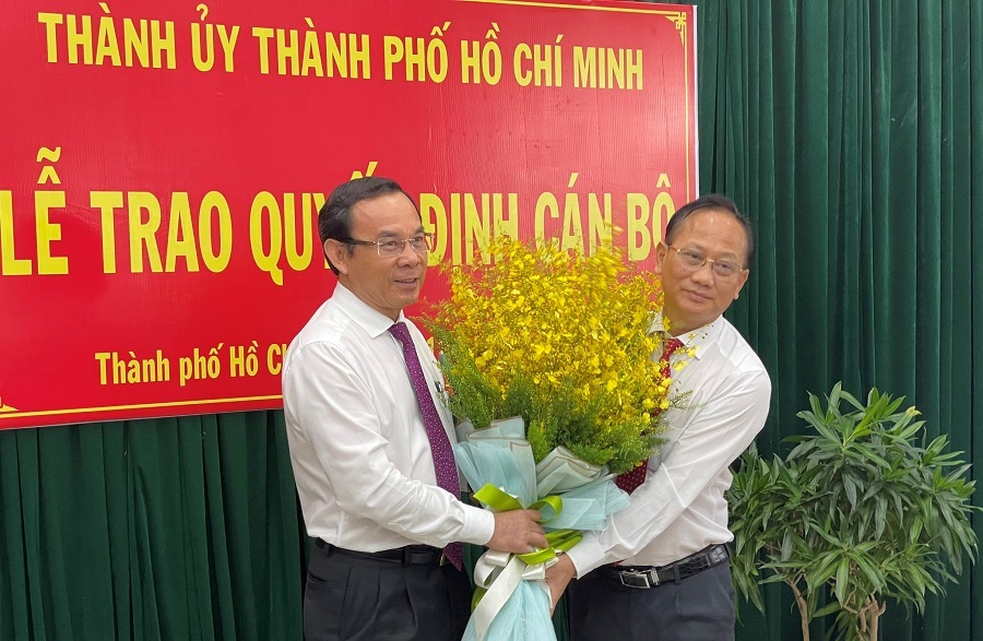 Ông Trần Văn Nam được điều động giữ chức Bí thư huyện Bình Chánh