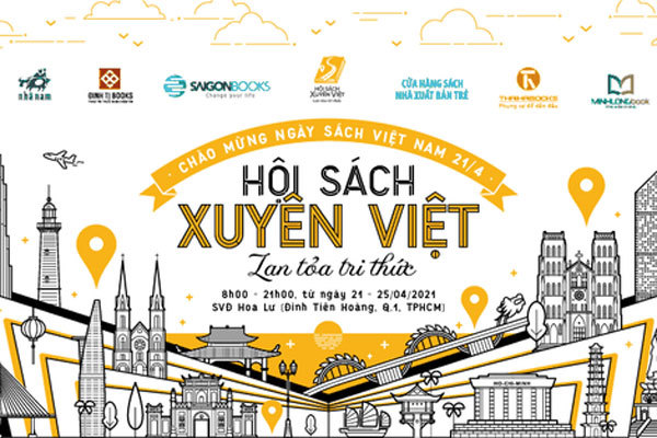 Hội sách xuyên Việt chào mừng ngày sách Việt Nam lần thứ 8