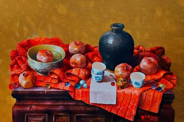 Triển lãm tranh trực tuyến quyên góp tiền xây nhà cho người nghèo