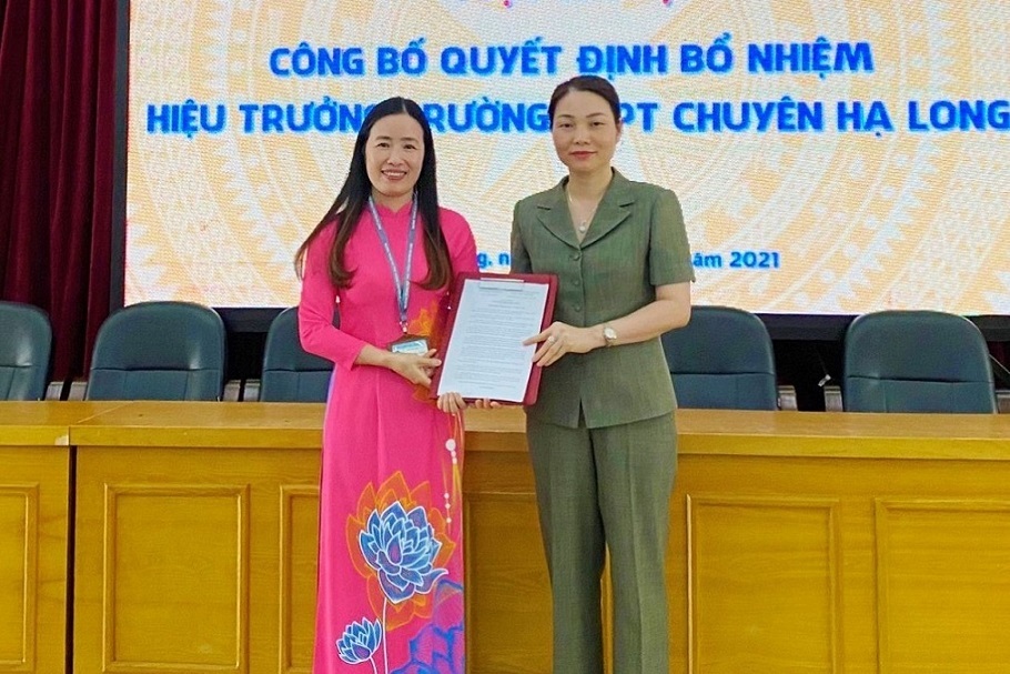 Trường THPT Chuyên Hạ Long có hiệu trưởng mới qua thi tuyển