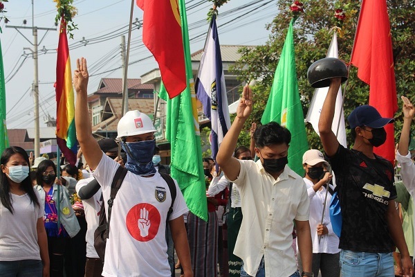 Thủ lĩnh phe phản đối chính biến ở Myanmar bị bắt giữ