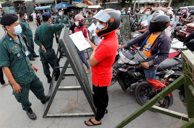Covid-19 lây lan quá nhanh, Thủ tướng Campuchia cảnh báo mở rộng phong tỏa