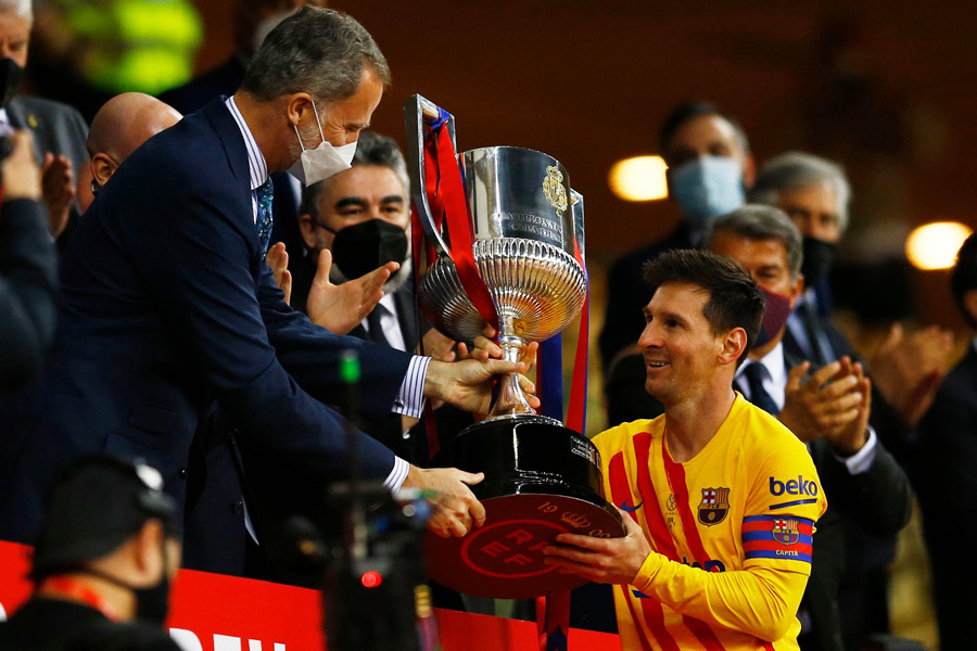 Messi phấn khích với Cúp Nhà vua, quyết giành La Liga
