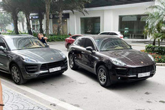 Xuất hiện cặp xe sang Porsche Macan “sinh đôi”, trùng biển số ở Hà Nội