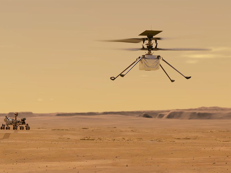 Watch live NASA helicopters taking off on Mars