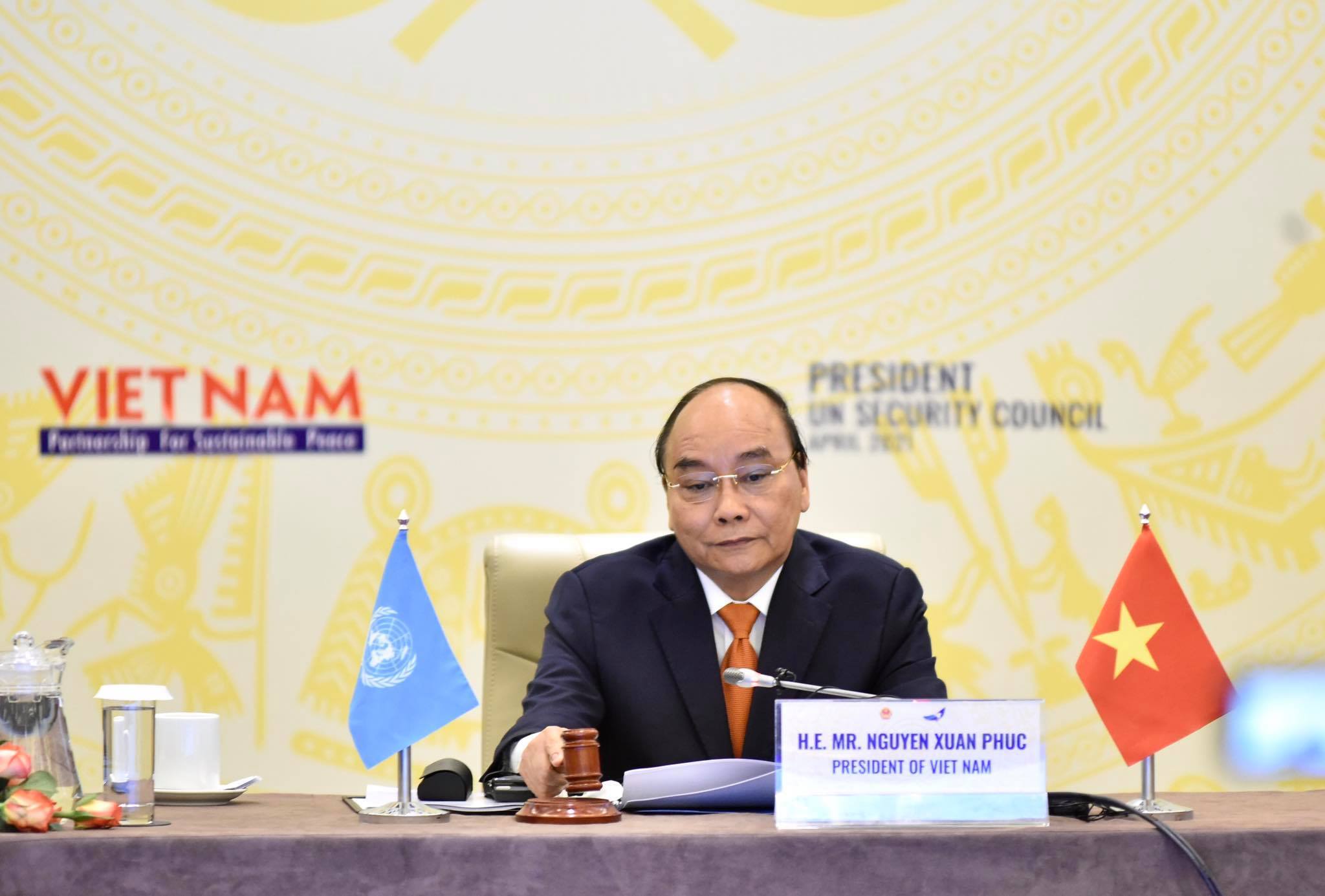Phát biểu của Chủ tịch nước Nguyễn Xuân Phúc tại phiên họp Hội đồng Bảo an