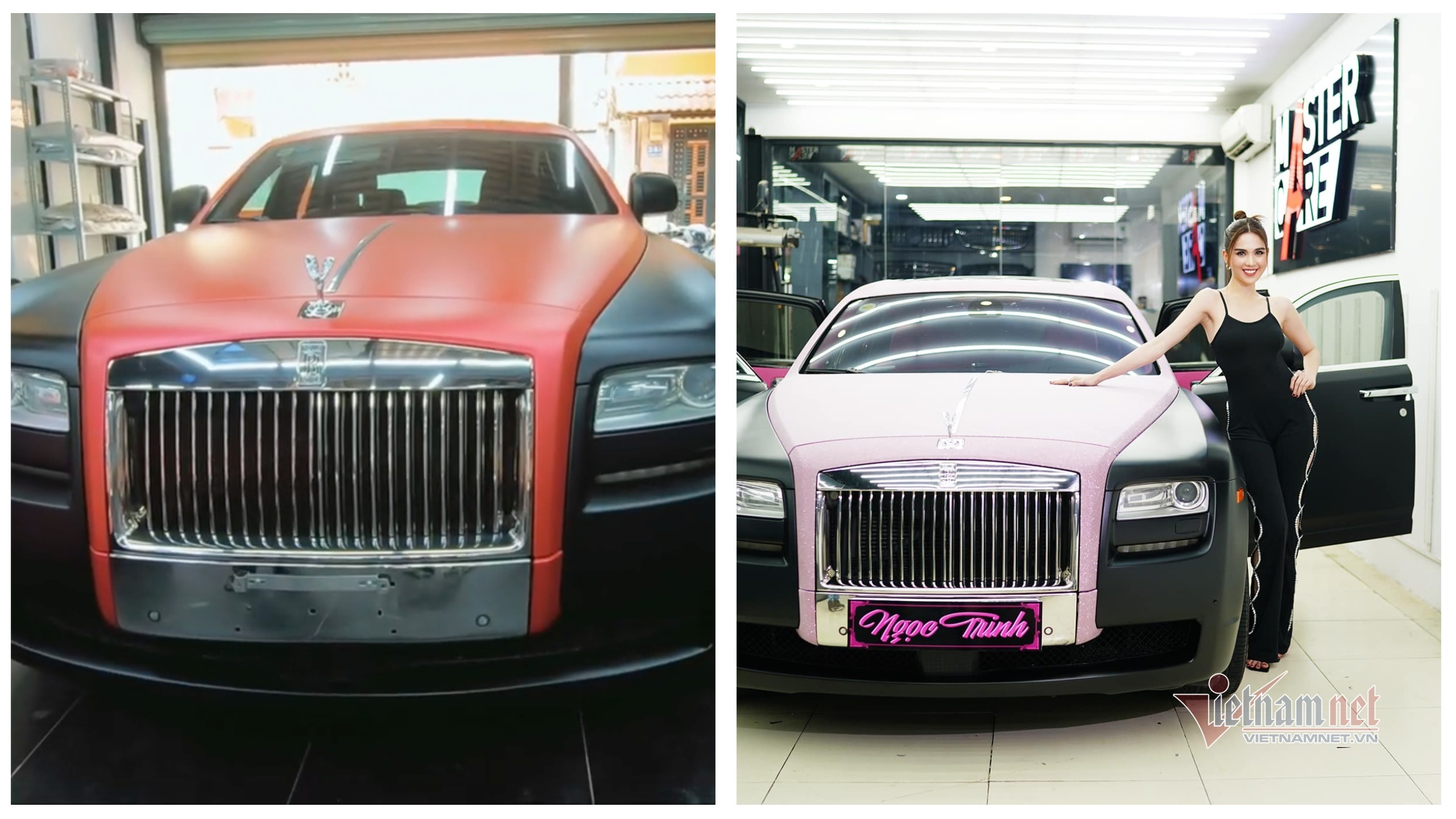 20210317Pink RollsRoyce Ghost 4  LUXUOVN