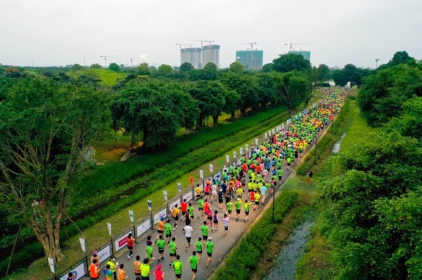 Đường chạy xanh cho người yêu thiên nhiên ở Ecopark