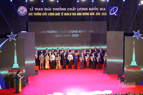 Vinh danh 116 doanh nghiệp đạt Giải thưởng Chất lượng Quốc gia 2019, 2020