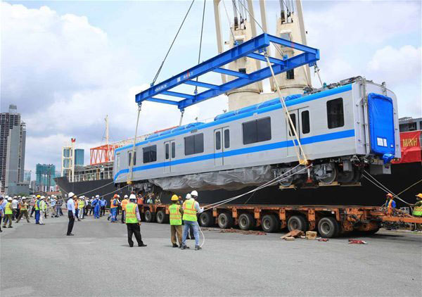 Six more metro trains to arrive in HCM City