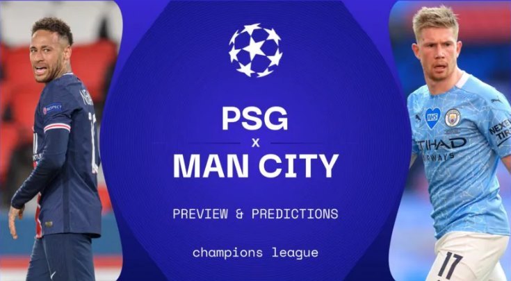 Link xem trực tiếp PSG vs Man City, 2h ngày 29/4