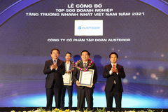 Tập đoàn Austdoor vào top 10 DN tăng trưởng nhanh nhất Việt Nam