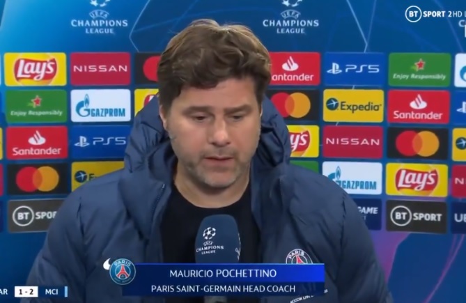 Pochettino thừa nhận điều phũ phàng sau khi PSG thua Man City