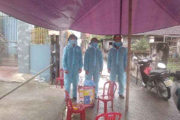 Phong tỏa tạm thời thôn có BN dương tính với SARS-CoV- 2  ở Hà Nam