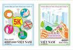 Bộ TT&TT phát hành bộ tem bưu chính thứ hai về phòng, chống Covid-19