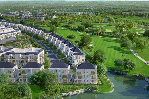 Sức hút đặc biệt của biệt thự nghỉ dưỡng sân golf liền kề TP.HCM