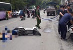Va chạm với ô tô tải, nữ sinh ngồi sau xe máy tử vong ở Hà Nội