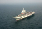 Chinese aircraft carrier exercises in the South China Sea