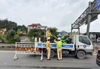 Xử lý đoàn 9 xe phân khối lớn đi vào cao tốc Hà Nội - Thái Nguyên