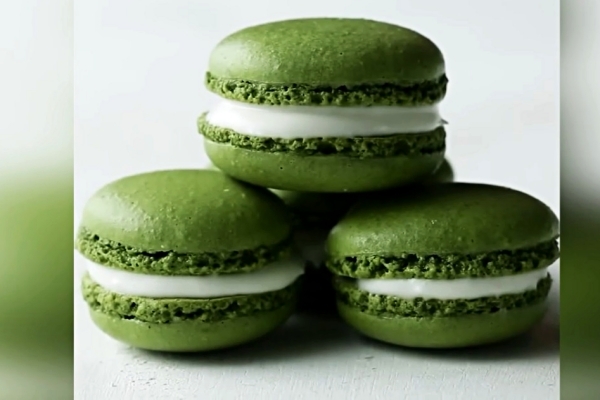 Cách làm bánh macaron vị matcha