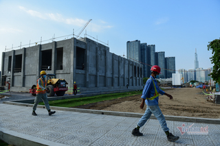 Hình ảnh ga ngầm Ba Son tuyến metro số 1 hoàn thành trước 1 tháng