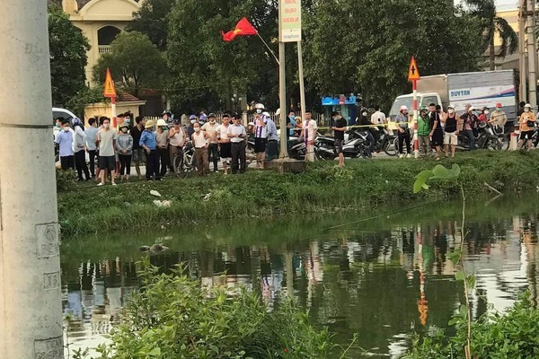 Phát hiện thi thể người đàn ông nổi dưới ao ở Chương Mỹ