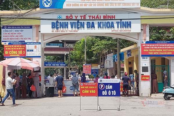 Phong tỏa Bệnh viện Đa khoa tỉnh Thái Bình