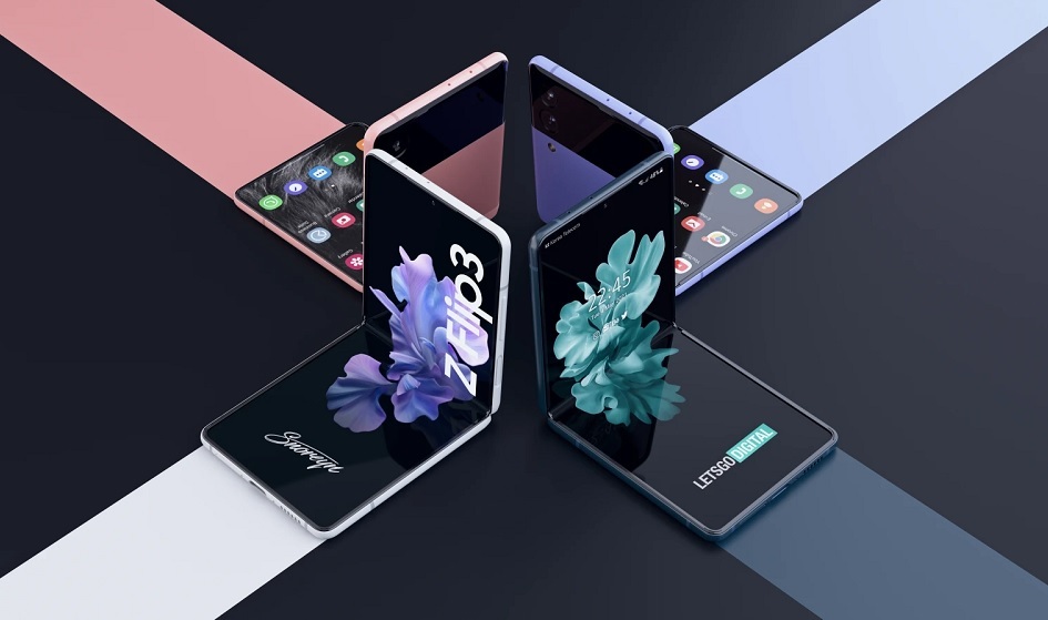 Loạt ảnh tiết lộ smartphone gập vỏ sò Galaxy Z Flip 3 sắp ra mắt