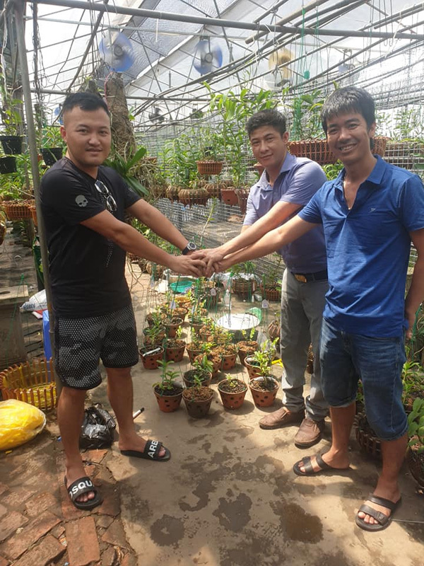 Ông chủ trẻ của vườn lan nghìn mét ở Bắc Ninh