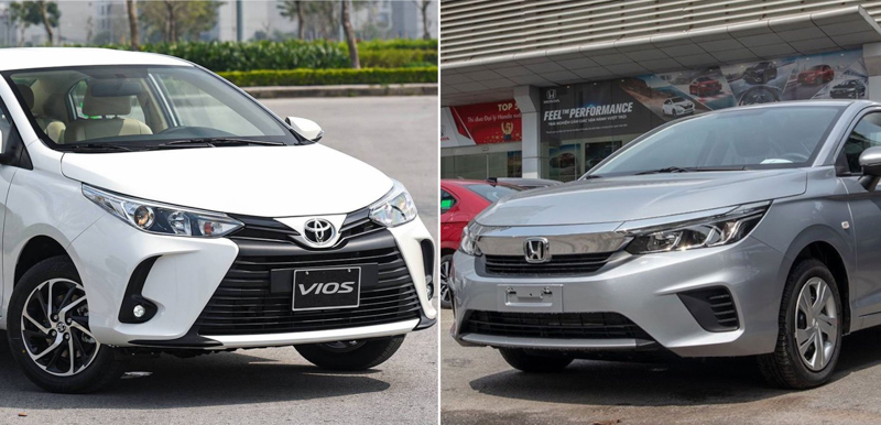 Xe 500 triệu, mua Honda City E hay Toyota Vios E-CVT?