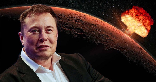 Lý do Elon Musk muốn đánh bom hạt nhân Hỏa tinh
