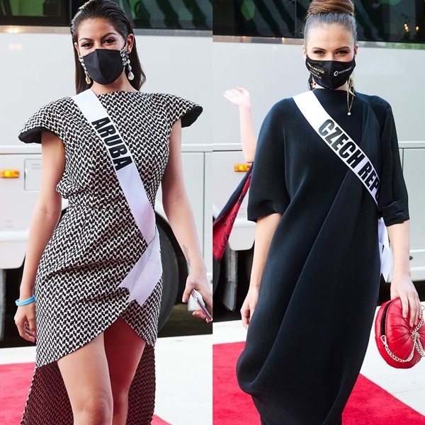 Khánh Vân mặc váy 'ruộng bậc thang' Khánh Vân mặc váy 'ruộng bậc thang', hoa hậu Indonesia gây sốc ở Miss Universe
