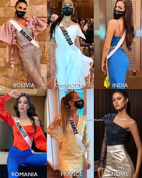 Khánh Vân mặc váy 'ruộng bậc thang', hoa hậu Indonesia gây sốc ở Miss Universe