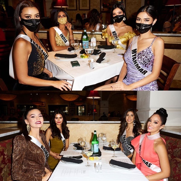 Khánh Vân mặc váy 'ruộng bậc thang' Khánh Vân mặc váy 'ruộng bậc thang', hoa hậu Indonesia gây sốc ở Miss Universe