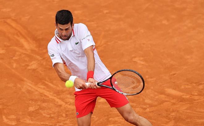 Rome Masters 2021: Djokovic lần thứ 15 vào tứ kết