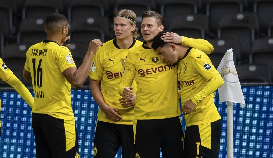 Sancho, Haaland giúp Dortmund vô địch Cúp quốc gia Đức