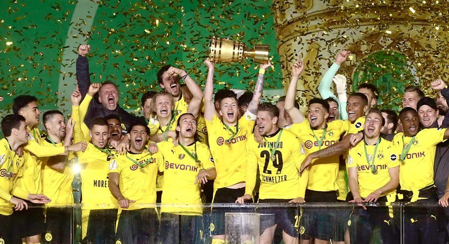 Sancho, Haaland giúp Dortmund vô địch Cúp quốc gia Đức