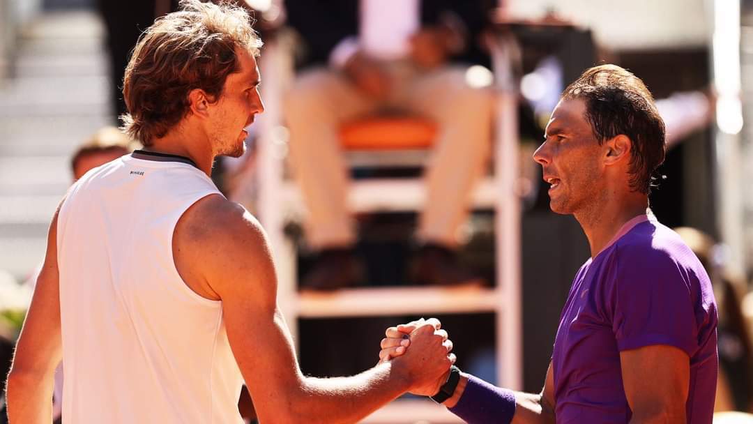 Hạ đẹp Zverev, Nadal thẳng tiến bán kết Rome Masters