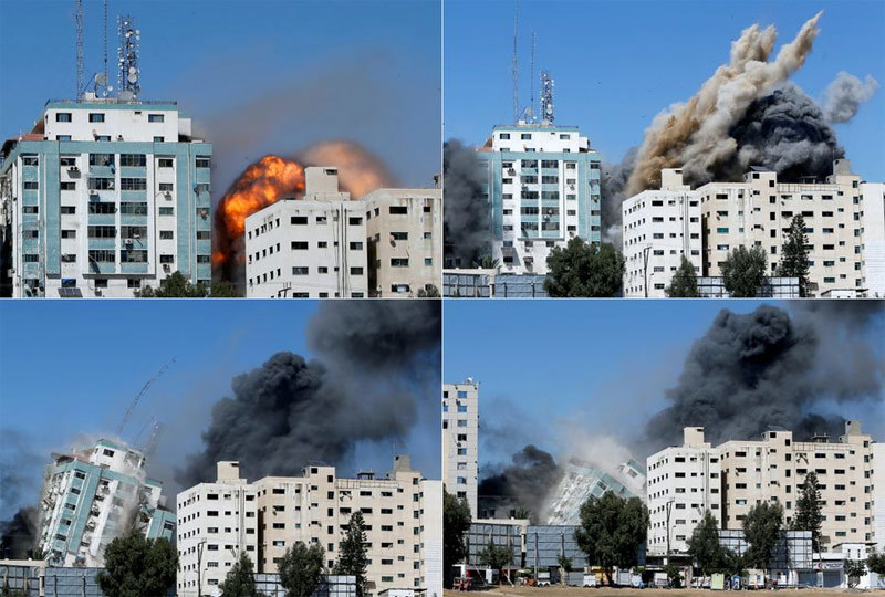Giao tranh ngày thứ 7: Israel bắn phá Gaza, Hamas dội rocket vào Tel Aviv