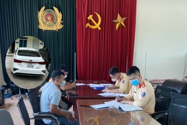 Xử lý  lái xe chạy ngược chiều trên cao tốc Hà Nội - Thái Nguyên