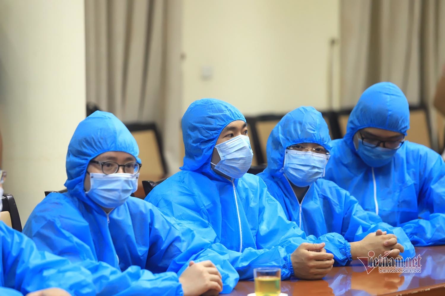 Đội đặc nhiệm chống dịch hàng đầu Hà Nội lên chi viện Bắc Giang