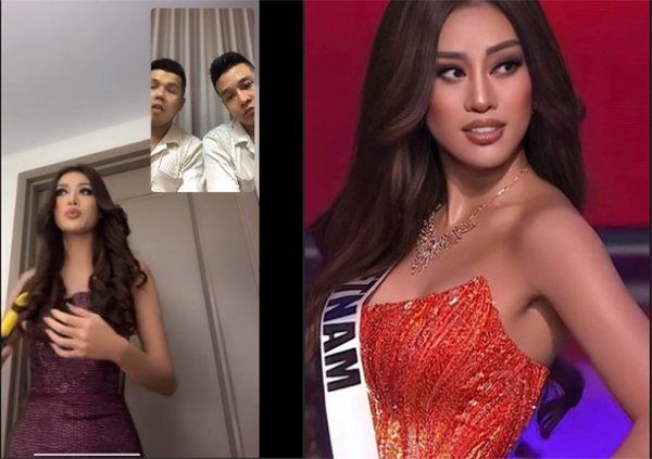Khánh Vân bị bỏng ngay trước chung kết Miss Universe 2020