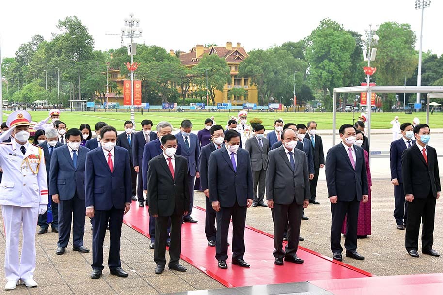 Lãnh đạo Đảng, Nhà nước vào Lăng viếng Chủ tịch Hồ Chí Minh