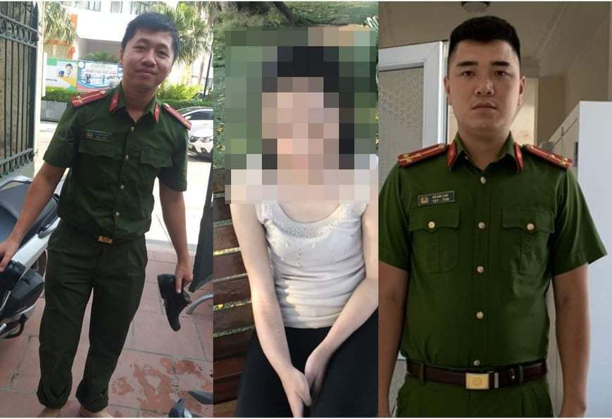 Hai chiến sĩ công an kịp thời cứu người phụ nữ nhảy xuống hồ Tây